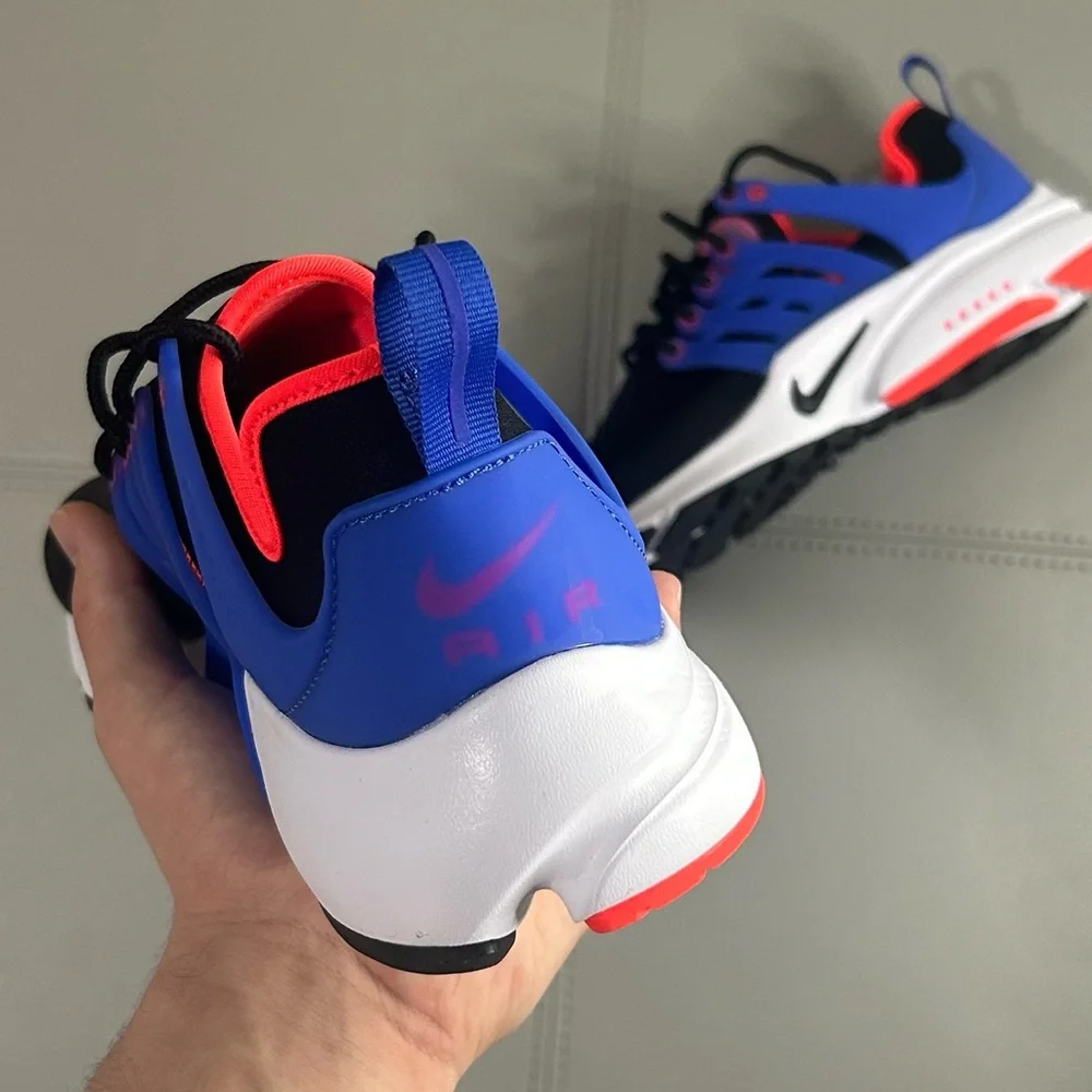 SIZE 10 - NIKE AIR PRESTO BLACK RACER BLUE W - Picture 3 of 3